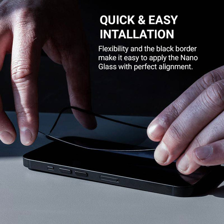 Crong Nano Glass - Niepękające szkło hybrydowe iPhone 16 Pro