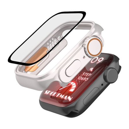 Etui APPLE WATCH 4 / 5 / 6 / SE (44MM) Tech-Protect Defense360 pomarańczowo czarne