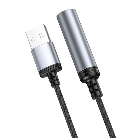 HOCO adapter zapalniczki na złącze USB A UA30 0,3 m czarny