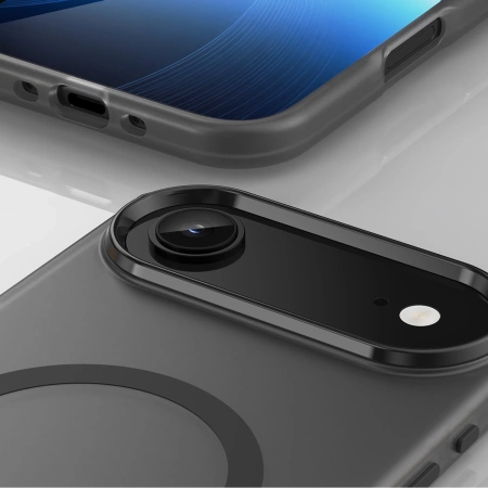 Etui Magnetic Abrasive na iPhone 17 Air kompatybilne z MagSafe - matowe czarne