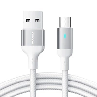 Joyroom USB cable - micro USB 2.4A for fast charging and data transfer 2 m white (S-UM018A10)