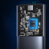 Ugreen kieszeń na dysk obudowa dysku twardego M.2 B-Key SATA 3.0 5Gbps szary + kabel USB Typ C (CM400)