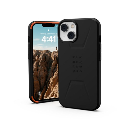 UAG Civilian - protective case for iPhone 14 Plus, compatible with MagSafe (black)