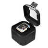 Kingxbar CYF148 2in1 Rugged Case for Apple Watch SE, 6, 5, 4 (44 mm) Stainless Steel with Strap Black