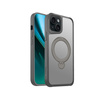 Nakładka Etteri Matt Mag Ring do iPhone 15 6,1" szara