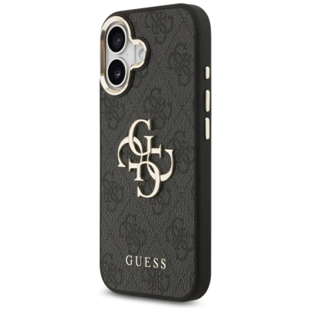 Guess 4G Big 4G Classic Logo Hülle für iPhone 17 - Schwarz und Gold