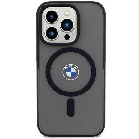 Hülle BMW BMHMP14LDSLK iPhone 14 Pro 6,1" schwarz/schwarz Hardcase Signature MagSafe