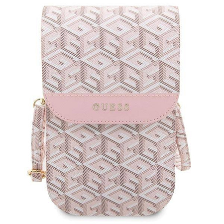 Sack Guess G Cube Stripe (GUWBHGCFSEP) rosa
