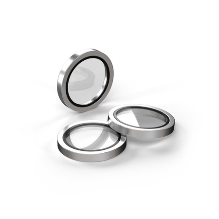 Etteri szkło na aparat do iPhone 15 Pro / 15 Pro Max srebrny