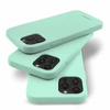 Case IPHONE 14 PRO MAX Matte Silicone Mercury Soft Jelly mint