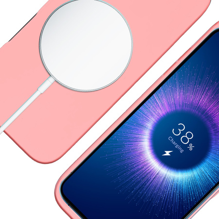 Apple iPhone 16 - 3mk Hardy MagSilicone Pink