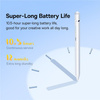BASEUS rysik do telefonu pojemnościowy Stylus Writing 2 Lite LED (wersja aktywna + kabel USB A do Lightning 8-pin) 130 mAh biały P80015806211-03/BS-PS028
