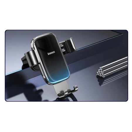 Grawitacyjny Uchwyt Samochodowy do Kratki Nawiewu / Wentylacyjnej Baseus Glaze Gravity Car Mount (SUYL-LG01) czarny