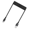 Acefast C14-04 USB-A - USB-C Cable Spring 480Mb/s 3A 1.2m - Black