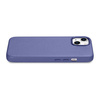 iCarer Case Leather pokrowiec etui z naturalnej skóry do iPhone 14 jasnofioletowy (WMI14220705-LP) (kompatybilne z MagSafe)