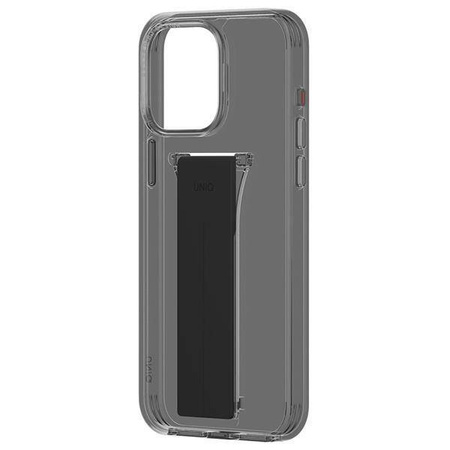 Etui APPLE IPHONE 15 PRO MAX UNIQ Heldro Mount with Stand szare