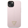 Schutzhülle IPHONE 14 PLUS Guess Hardcase Silicone Triangle violett