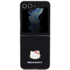 Hello Kitty HKHCZF5PGHDLMK Z Flip5 F731 czarny/black hardcase Metal Logo Kitty Head