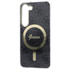 Guess GUHMS23SH4STK S23 S911 czarny/black hardcase 4G MagSafe