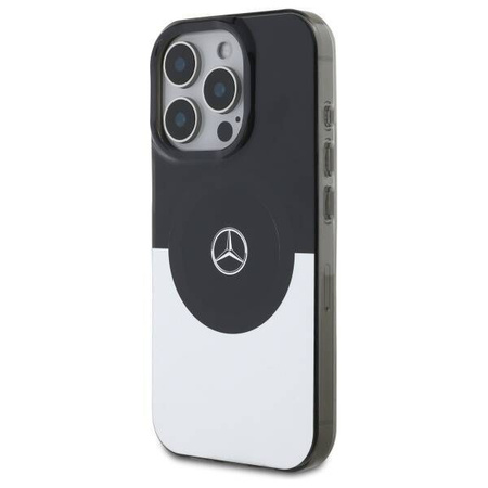 Original Case IPHONE 16 PRO Mercedes Hardcase Double Layer BiColor MagSafe (MEHMP16L23HBIGK) black