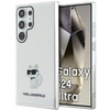 Oryginalne Etui KARL LAGERFELD hardcase IML Choupette KLHCS24LHNCHTCT do Samsung Galaxy S24 Ultra przezroczysty