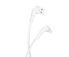 Maxlife kabel kątowy MXUC-09 USB - Lightning 1,0 m 2,4A biały