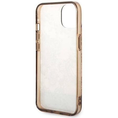 Guess Porcelain Collection - Etui iPhone 14 Plus (ochre)