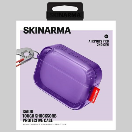Etui Skinarma Saido do AirPods Pro 2 fioletowy