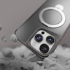 Nakładka Etteri Matt Mag Ring do iPhone 15 Pro Max 6,7" szara