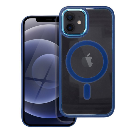 Futerał Color Edge Mag Cover kompatybilny z MagSafe do IPHONE 12 / 12 PRO niebieski