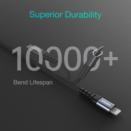 Kabel Choetech IP0039 USB-C / Lightning MFi o długości 1.2m - czarny