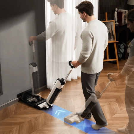 Odkurzacz pionowy UWANT D700 z funkcją mopowania i stacją ładowania - biały