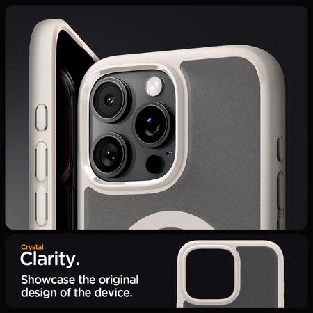 Spigen Ultra Hybrid MAG iPhone 16 Pro Max MagSafe frost natural titanium ACS08382