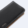 Dux Ducis Hivo skórzane etui z klapką pokrowiec ze skóry naturalnej portfel na karty i dokumenty Samsung Galaxy S22+ (S22 Plus) niebieski
