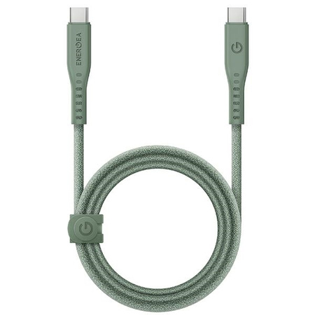 ENERGEA kabel Flow USB-C - USB-C1.5m zielony/geen 240W 5A PD Fast Charge
