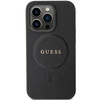 Original Case IPHONE 14 PRO MAX Guess Hardcase Saffiano MagSafe (GUHMP14XPSAHMCK) black