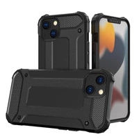 Hybrid Armor Hülle iPhone 14 Plus gepanzerte Hybridhülle schwarz
