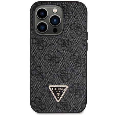 Oryginalne Etui IPHONE 14 PRO Guess Hardcase Crossbody 4G Metal Logo (GUHCP14LP4TDSCPK) czarne