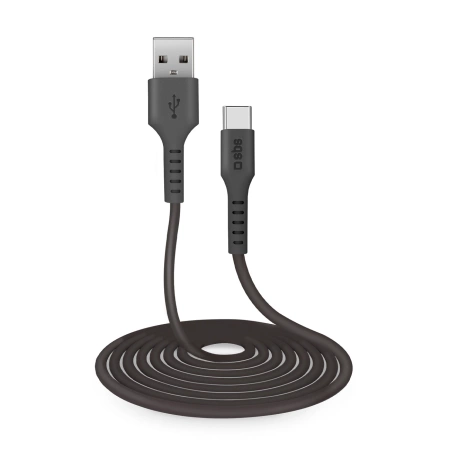 SBS TECABLETC3MTK USB-A - USB-C Cable 3m - Black