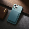 iCarer Litchi Premium Leather Case iPhone 14 Plus Magnetic Leather Case with MagSafe Green (WMI14220711-GN)