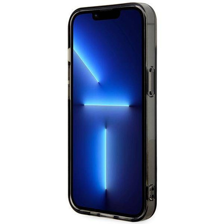 Hülle BMW BMHMP14SHGPK iPhone 14 6.1&quot; grau/grau Muster MagSafe