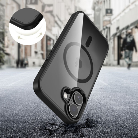 TECH-PROTECT MAGMAT MAGSAFE IPHONE 17 BLACK/CLEAR