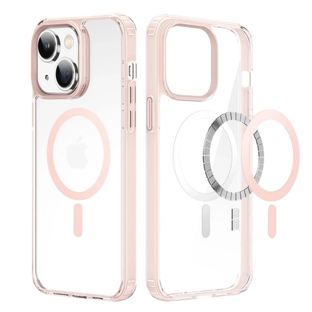 Dux Ducis Clin2 Hülle für iPhone 14 Plus magnetische MagSafe Hülle rosa