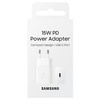 Samsung USB wall charger Type C 15W PD AFC white (EP-T1510NWEGEU)