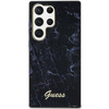 Guess GUHCS23LPCUMAK S23 Ultra S918 schwarz/schwarzes Hardcase Marble