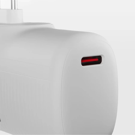 Powerbank SBS EcoPower 5000 mAh 10W z wbudowanym portem USB-C - biały