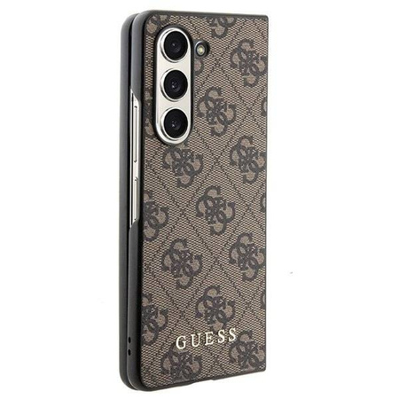 Original Case SAMSUNG GALAXY Z FOLD 5 Guess Hardcase 4G Charms Collection (GUHCZFD5GF4GBR) brown