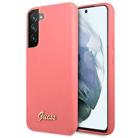 GUESS SAM S22+ METAL LOGO SCRIPT GUHCS22MLSLMGFU FUKSJA/FUCHSIA