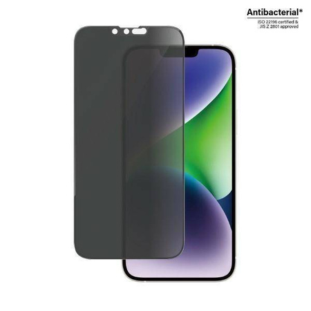 Tempered Glass 5D IPHONE 14 PLUS / 13 PRO MAX PanzerGlass Ultra-Wide Fit Privacy Screen Protection Antibacterial (P2773)