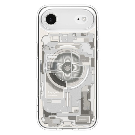 SPIGEN futerał ULTRA HYBRID MAG kompatybilny z MagSafe do IPHONE 17 Air zero one natural titanium